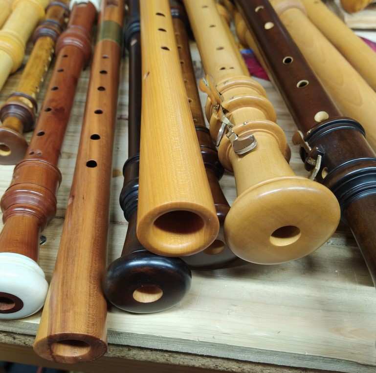 A pile of recorders